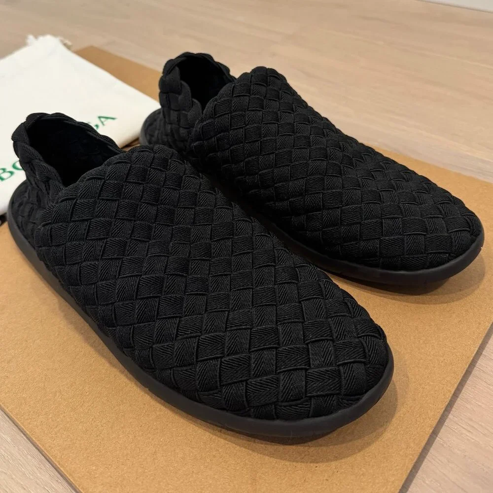 Bottega Veneta Men's Intrecciato Sneakers (Size 44, US 11) - Picture 3 of 5